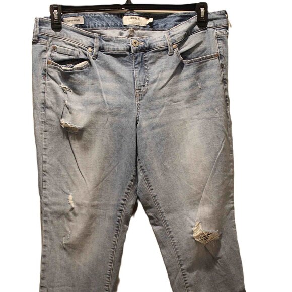 Perfect Distressed Boyfriend Jean - Sz 20R - Picture 1 of 5